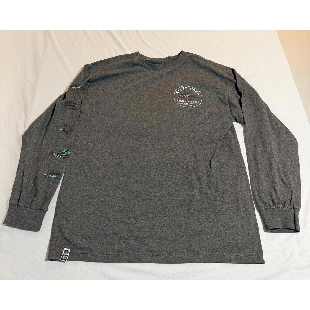 Salty Crew Mens Long‎ Sleeve T-shirt Size Large